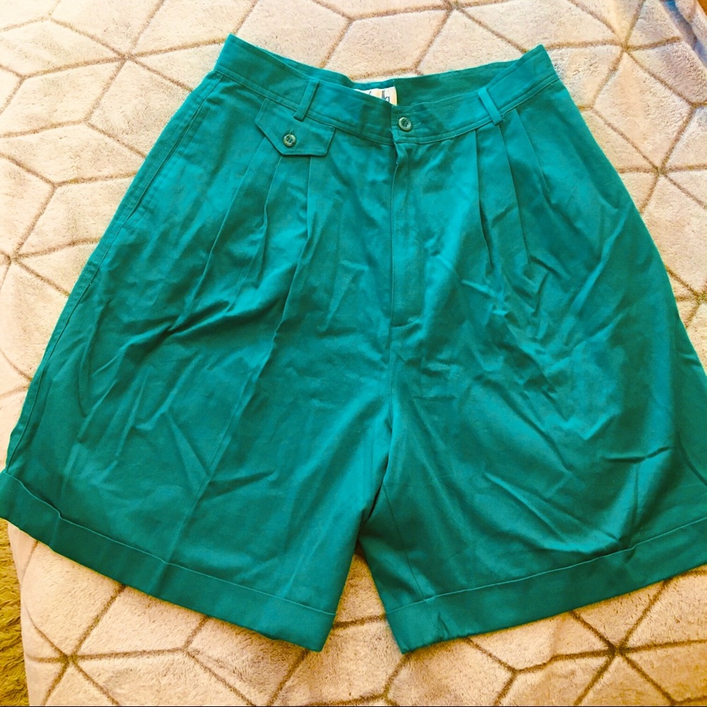 VTG High Waisted Turquoise Shorts